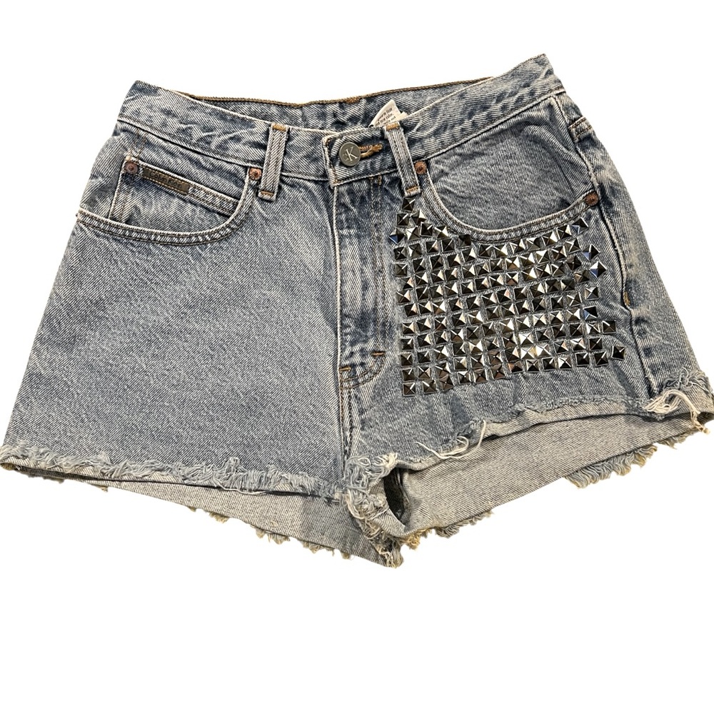 Vintage Calvin Klein studded shorts